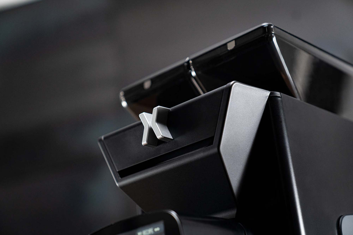 Sanremo X-One hopper and bypass chamber detail