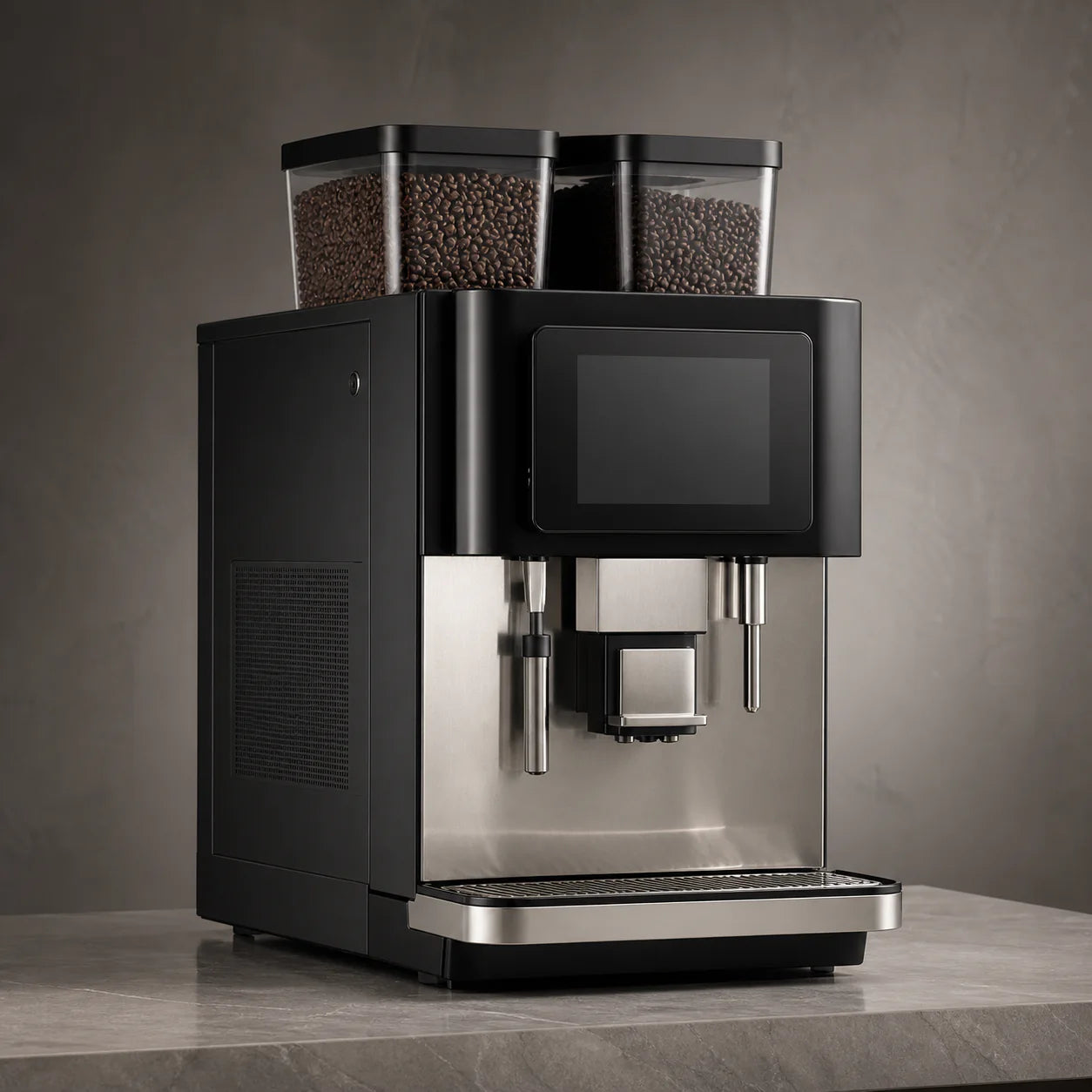 Automatic bean-to-cup coffee machine